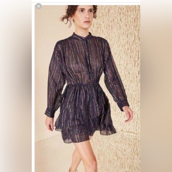 Ulla Johnson Della Dress - Midnight- size 4 - Picture 5 of 15